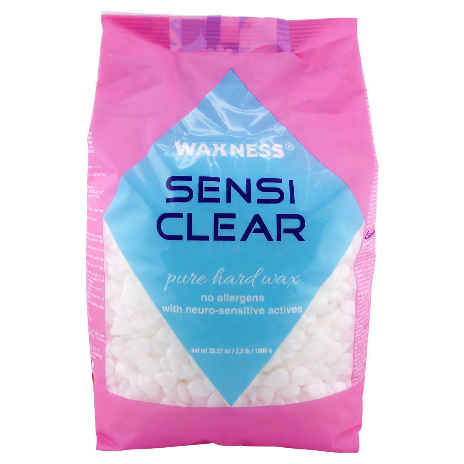Waxness Sensi Clear Glass Rosin Free Hard Wax 2.2 lb / 1 kg