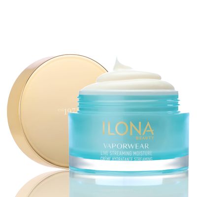 ILONA | Vaporwear Live Streaming Face Moisturizer | Exclusive Rehydration Technology with Ceramides, Hyaluronan &amp; Firming Peptides | Deeply Hydrating &amp; Suffusing Plumping Face Cream, 1.7 oz