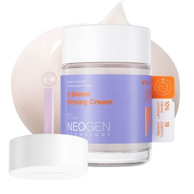 NEOGEN V.Biome Firming Cream 2.11 oz (60 g) - Nourishing &amp; Firming Cream with Peptides &amp; Vitamins Massages skin with Globe Applicator - Korean Skin Care