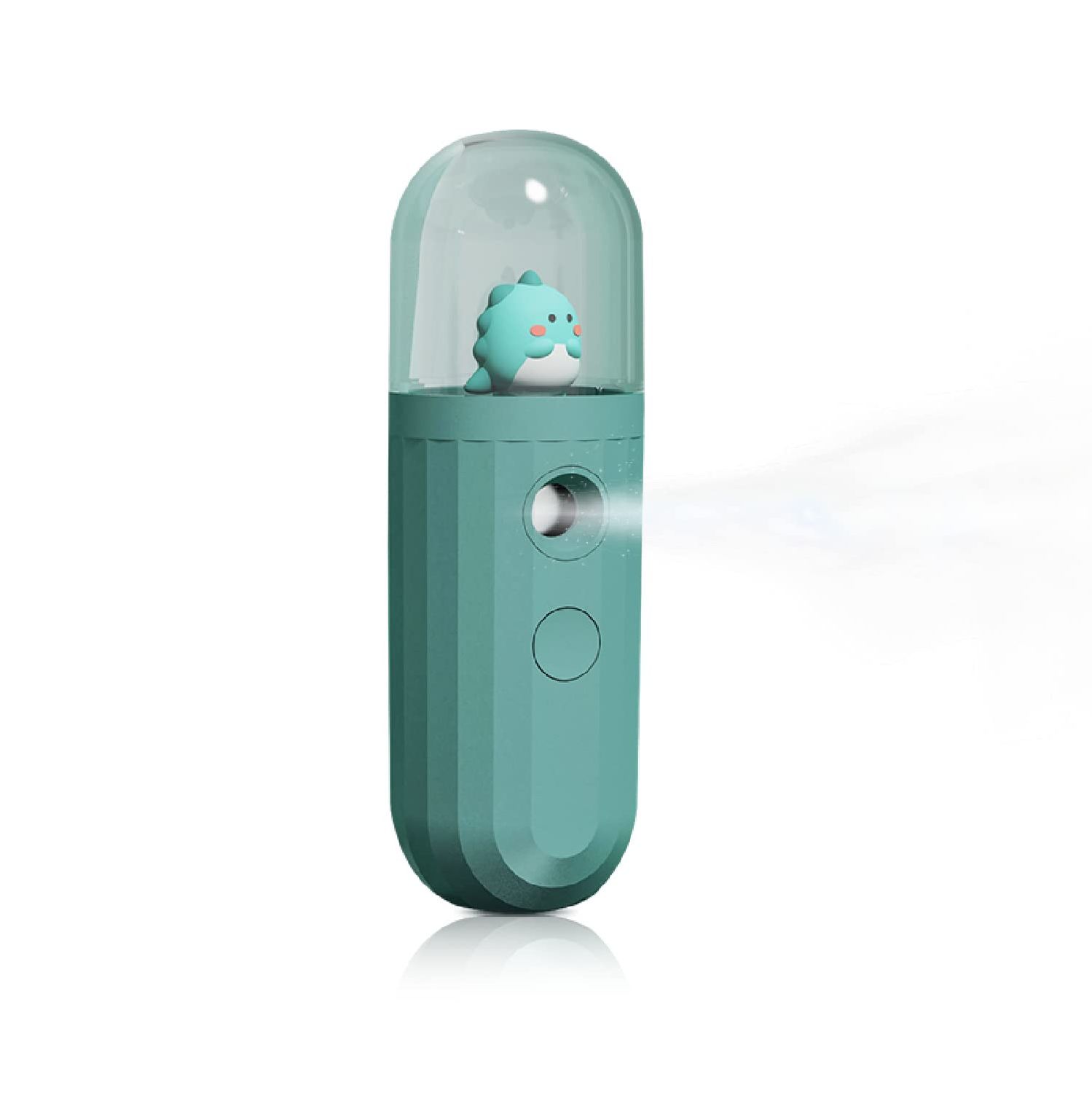 Nano Mister, Mate2GO Eyelash Nebulizer Nano Facial Mister Cool Mist Steamer Handy Mist Sprayer Moisturizing &amp; Hydrating for Skin Care, Makeup, Eyelash Extensions, USB Rechargeable - Green