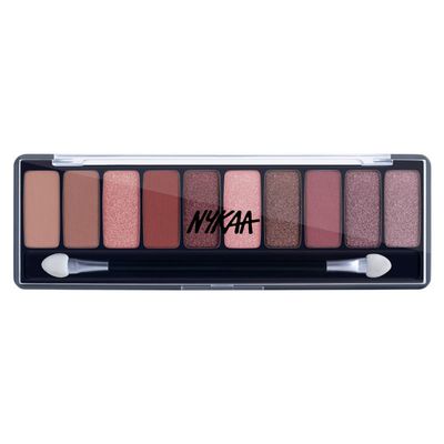 Nykaa Cosmetics Eyes On Me 10-in-1 Eyeshadow Palette, Sundowner Stunner, 1 pc - Intense Pigment Eye Makeup - Long-Wearing Eye Shadow, Easy to Blend