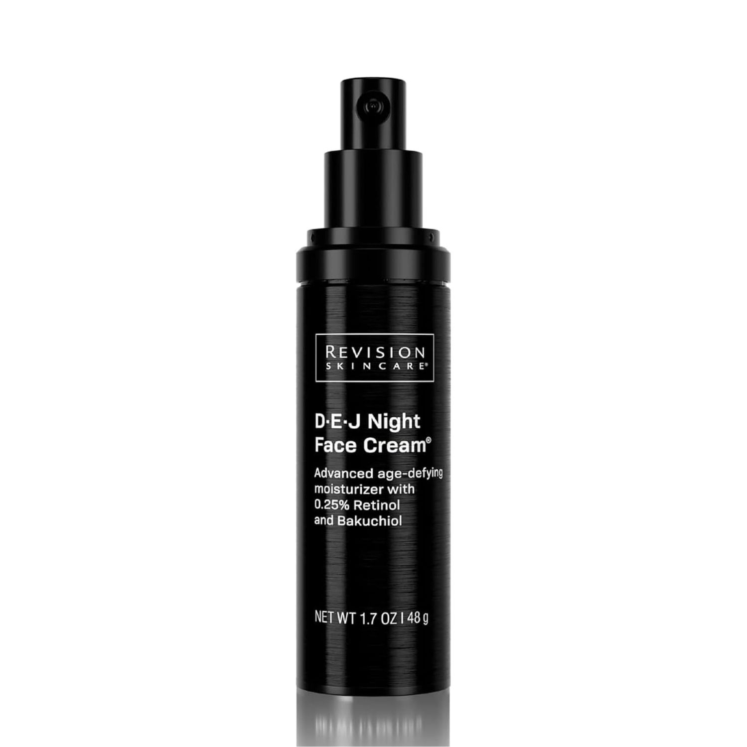 Revision Skincare DEJ Night Face Cream, Anti Aging Moisturizer, Antioxidant Rich with Retinol and Bakuchiol, 1.7 oz