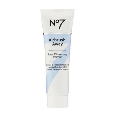 No7 Airbrush Away Pore Minimizing Facial Primer - Lightweight, Matte Primer &amp; Pore Minimizer for Face - Makeup Primer for Oily Skin (30ml)