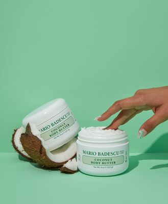 Mario Badescu Coconut Body Butter for All Skin Types | Body Moisturizer for Smooth and Radiant Skin |Formulated with Shea Butter| 8 OZ