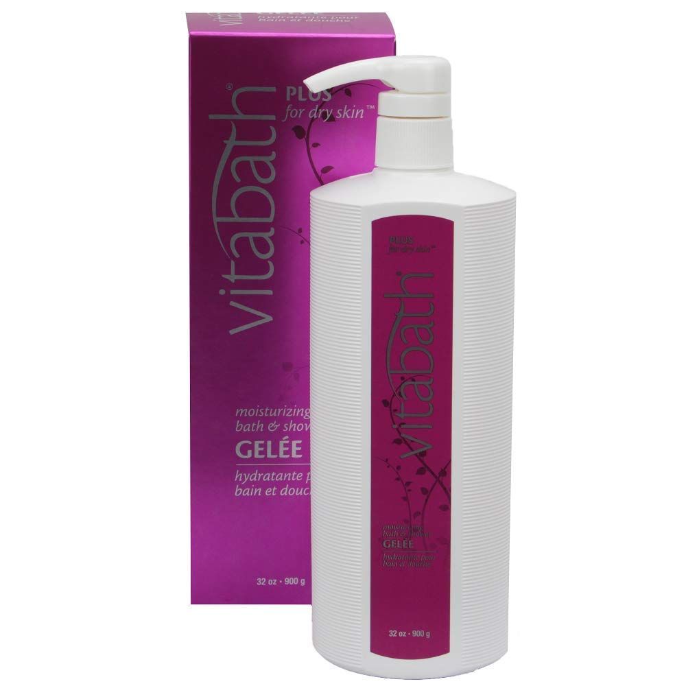 Vitabath Moisturizing Bath &amp; Shower Gelee, Plus Dry Skin 32 oz (900 g)