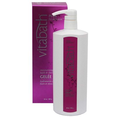 Vitabath Moisturizing Bath &amp; Shower Gelee, Plus Dry Skin 32 oz (900 g)