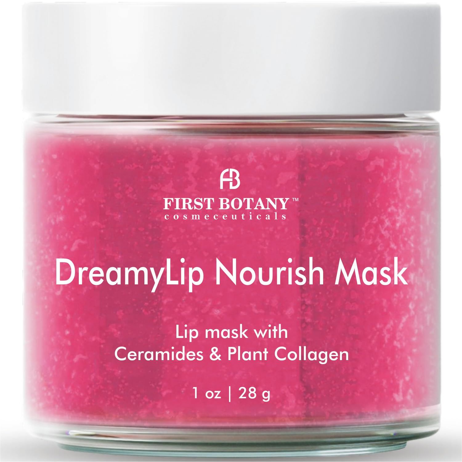 Lip Mask &amp; Lip Balm - 2 in 1 Nourishing &amp; Hydrating leave-on Overnight lip mask (pink)