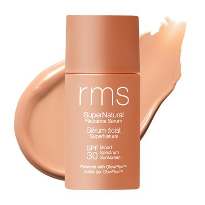 SuperNatural Radiance Serum Broad Spectrum SPF 30 Sunscreen - Tinted Sunscreen for Face, Tinted Mineral Sunscreen for Face, Tinted SPF Skin Tint
