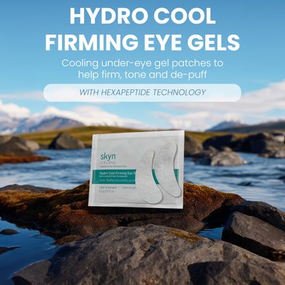 skyn ICELAND Hydro Cool Firming Under Eye Patches. Eye Gel Mask to Firm And Reduce Wrinkles, Fine Lines, Dark Circles, Puffy Eyes &amp; Bags, 16 Pairs
