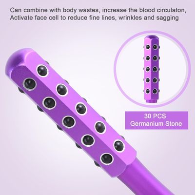 Radiance Roller Germanium Stone Face Roller for Up Lifting and Skin CareUplift Massaging Beauty RollerUplifting Face Massager Roller (Purple)