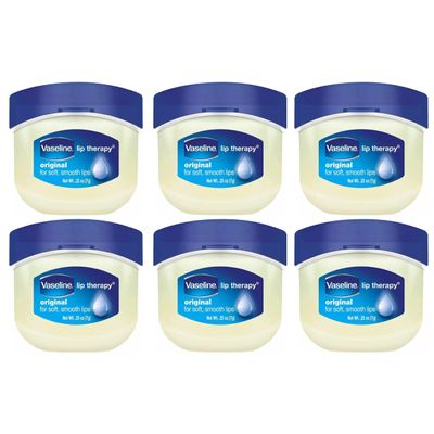 Vaseline Lip Therapy, Original 0.25 oz (Pack of 6)
