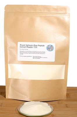 Pisum Sativum (Pea) Peptide Extract Powder 75% Cosmetic Grade 6 Ounces