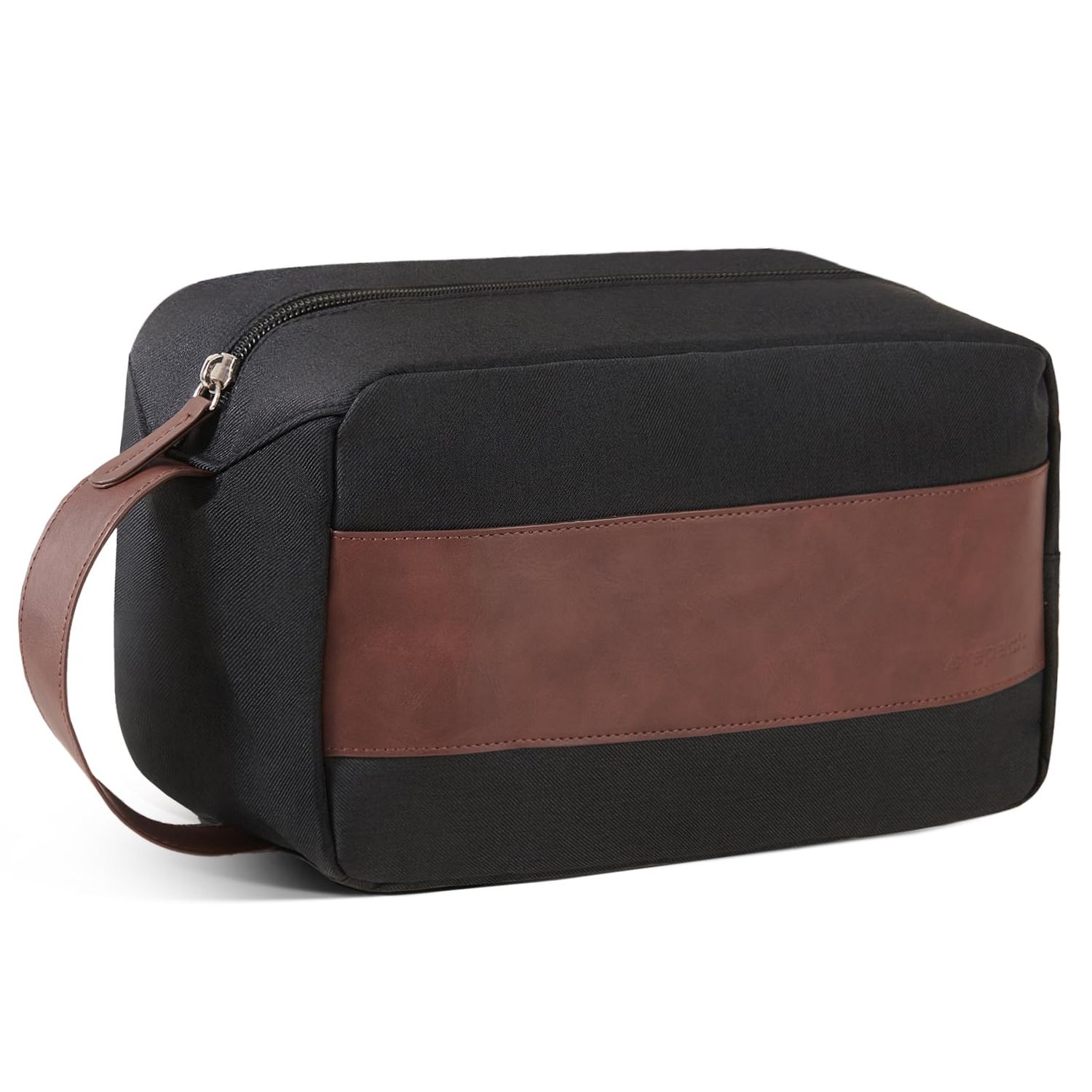 Vorspack Travel Toiletry Bag - Large Toiletry Bag for Men Water Resistant Dopp Kit Skincare Bag Travel Bag for Toiletries - Black