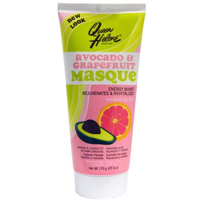 Queen Helene Avocado &amp; Grape Fruit Facial Masque 6oz Tube (3 Pack) by Queen Helene