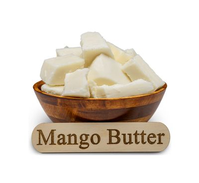 Raw Mango Butter 4 oz 100% Pure Natural Cold Pressed. Skin Body and Hair Moisturizer, DIY Creams, Balms, Lotions, Soaps.
