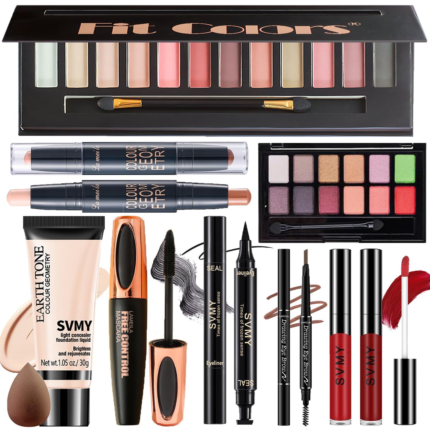 Makeup Set for Women, Makeup Full Kit for Beginners &amp; Professionals, Travel Makeup Set for Teens &amp; Adults, Makeup Gift Set for Girls, Eyeshadow Palette, Lip Gloss, Face Makeup, Eye Makeup