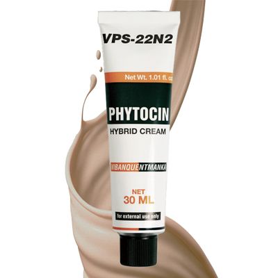 VQM - Phytocin Cream, Moisturizer Face Cream, Korean Moisturizer for Acne Prone Skin, Barrier Cream &amp; Wrinkle Cream with PDRN, &amp; Centella Asiatica, Salmon Cream, 30 mL