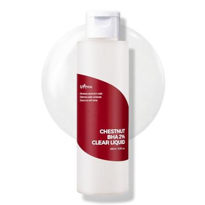 ISNTREE Chestnut BHA 2% Clear Liquid 100ml, 3.38 fl oz | Mild Exfoliant | Pore Tightening | Removes Dead Skin Cells | Korean Skincare