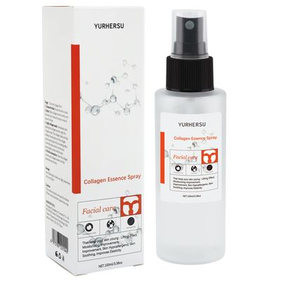 YURHERSU Collagen Essence Spray, Face Serum Moisturizing Toner, Fast Absorption Not Sticky Anti-wrinkle, Improving Skin Complexion Soften Skin Texture for Women Man Skin Care; 100ml/3.38 oz (Collagen)