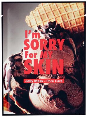 I&#39;M SORRY FOR MY SKIN Jelly Face Mask Korean Skin Care, Hydrating Face Masks Skincare Set, Self Care Items for Glow Beauty, Teacher Appreciation Gifts for Women, Pack of 10 (Dessert Pore Care Mask)