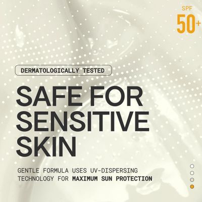 Physiogel Daily Moisture Therapy Barrier Mineral Sunscreen Broad Spectrum 50 | Water Resistant &amp; Safe for Sensitve Skin | Strenghten Skin Barrier | Reef Friendly, Paraben-Free, Dermatologically Tested