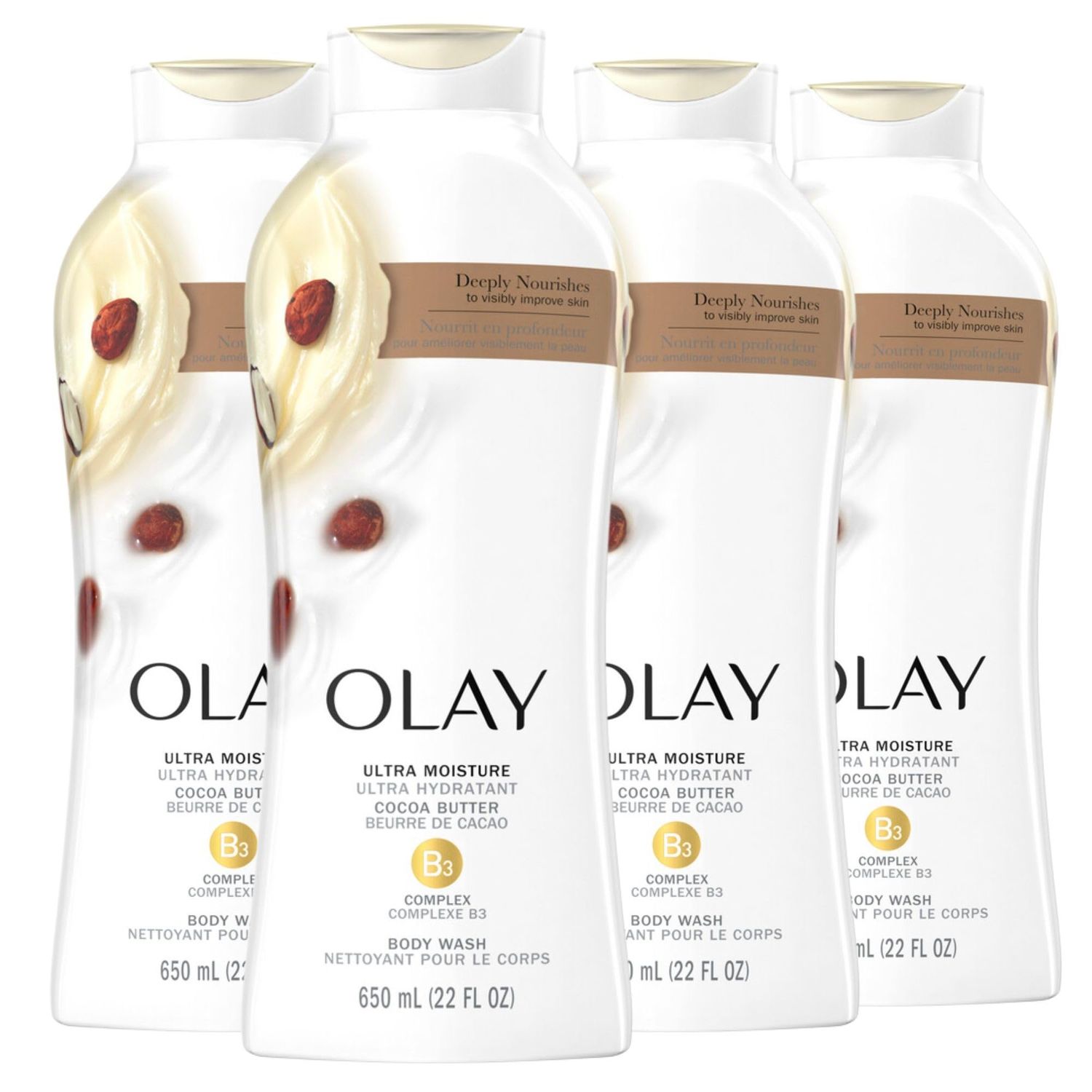 Olay Ultra Moisture with Cocoa Butter (Pack of 4)