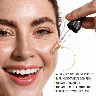 Lemyn Organics Argireline Youth Peptide Face Oil Serum | Anti-Aging, Hydrating, and Firming | Freshly Made Skincare | 15ml