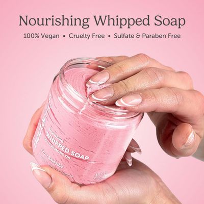 Nectar Life Whipped Soap and Shave Butter with Almond Oil, Fruit Smoothie, Set of 3, 5 Oz Each