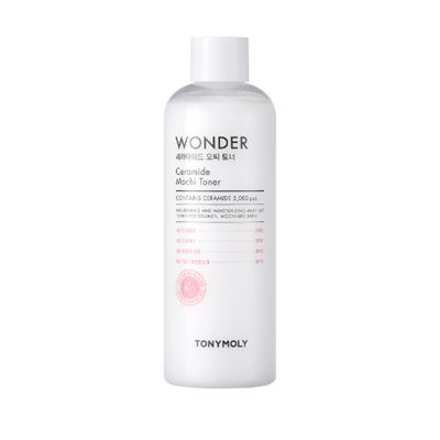 TONYMOLY Hydrating Wonder Ceramide Mochi Toner | Dewy, Repairing Milky Toner with Ceramides, Hyaluronic Acid &amp; Panthenol for Dry, Sensitive Skin | Value Size 16.9 fl oz