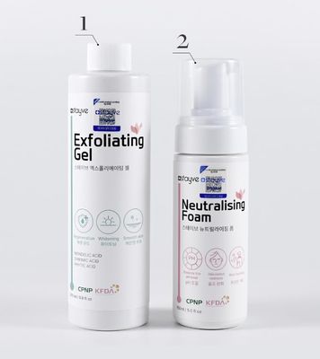Stayve Derma White Exfoliating Gel and Neutralizing Foam Kit