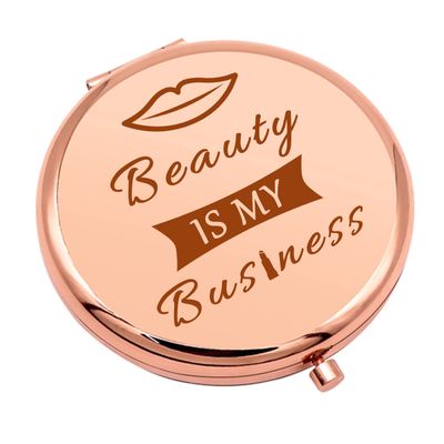Makeup Lover Gifts Compact Makeup Mirror Makeup Artist Gifts for Women Estheticians Gift Cosmetology Gifts Beautician Appreciation Gift Folding Makeup Mirror Birthday Graduation Gifts