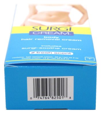 Surgi-Cream Body Hair Removal Cream, Fresh Scent ,2 Ounce (Pack of 3)