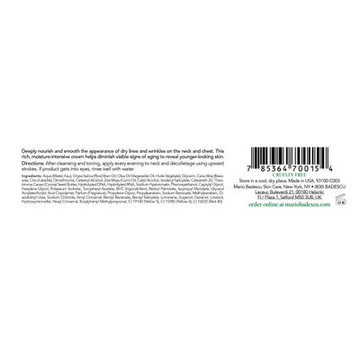 Mario Badescu Vitamin A-D-E Neck Cream for All Skin Types |Neck Cream that Firms and Hydrates |Formulated with Rice Bran Oil &amp; Vitamin A and E|1 Ounce