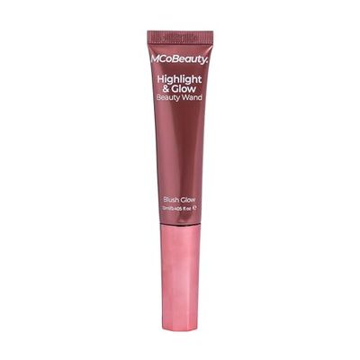MCoBeauty Highlight &amp; Glow Beauty Wand, Blush Glow, Luminous Highlight for Radiance Skin, Vegan, Cruelty Free Cosmetics