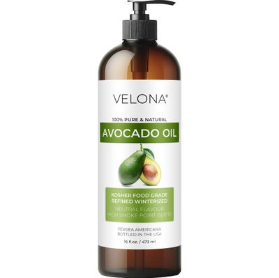 velona Avocado Oil 16 Fl Oz | 100% Pure and Natural Carrier Oil | Refined, Cold Pressed | Hair, Body and Skin Care | Use Today - Enjoy Results