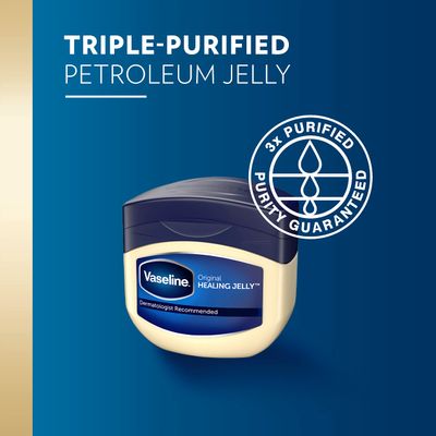Vaseline Petroleum Jelly Original Provides Dry Skin Relief And Protects Minor Cuts Dermatologist Recommended And Locks In Moisture, 13 Ounce (Pack of 3)