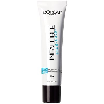 L&#39;Oreal Paris Makeup Infallible Pro Glow-Lock Longwear Illuminating Face Primer, 1 Ounce