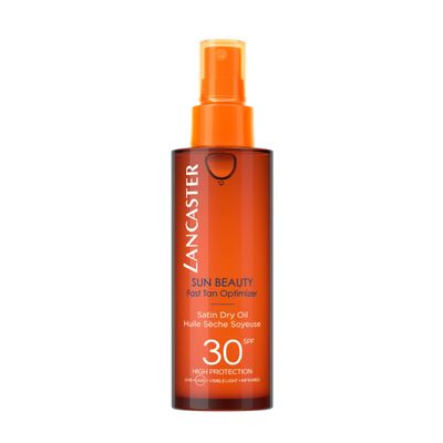 Lancaster Sun Beauty Satin Sheen Oil Fast Tan Optimizer SPF 30, Suncare &amp; Bronzers Body, 5 Fl Oz