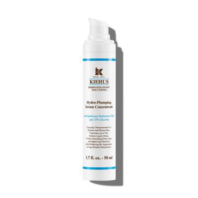 Kiehl&#39;s Hydro-Plumping Hydrating Serum, Plumps Skin, Improves Elasticity, Reduces Appearance of Dry Skin, All Skin Types, Ophthalmologist and Dermatologist Tested, Fragrance-Free - 1.7 fl oz