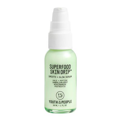 Youth To The People Superfood Skin Drip Smooth + Glow Barrier Face Serum - with Kale, Peptide, Niacinamide, Ceramides - Strengthens Skin Barrier + Evens Skin Tone - Vegan, Cruelty-Free (1 fl oz)