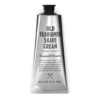 Triumph &amp; Disaster | Old Fashioned Shave Cream Tube | Shaving Lotion for Sensitive Skin - Alcohol Free, 3.04 fl oz (90+ shaves)