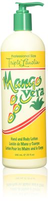 TRIPLE LANOLIN Mango Vera Lotion, 20 Ounce (Pack of 12)
