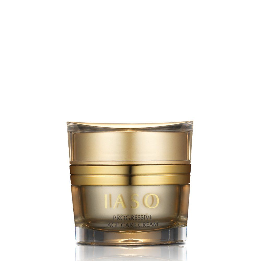 IASO Progressive Age Care Cream | Rich Nourishing Cream, Reduce Wrinkles, Infused with Ginseng, Anti-Aging Ingredients, Korean Skin Care, 1.52 oz
