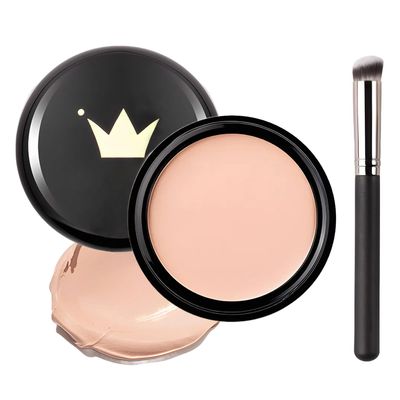 QIUFSSE Under Eye Concealer for Dark Circles Color Corrector Makeup Concealer Full Coverage Concealer for Mature Skin Tattoo Cover up Makeup Waterproof Concealer MakeupLight