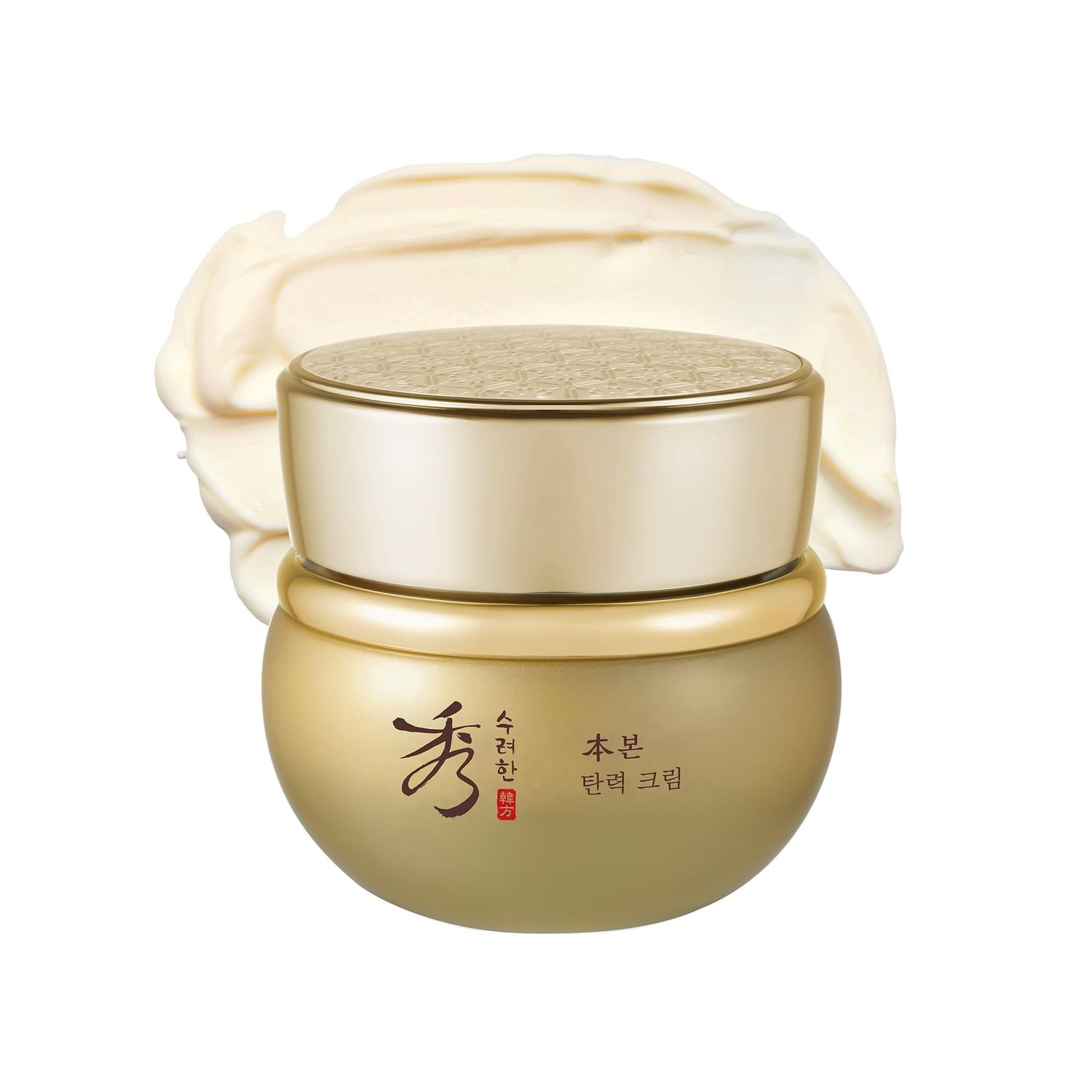 Sooryehan Bon (Firming Cream, 2.5fl oz) - Tighten &amp; Nourish, Korean Skin Care. Elasticity Care Moisturizer for Face, Neck by LG Beauty. Ginseng, Ginsenocide, Amino Acids.