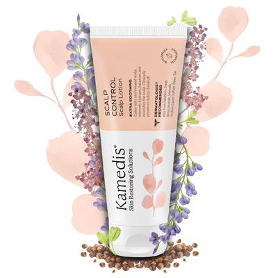 KAMEDIS Moisturizer Scalp Leave-On Botanical Lotion. For Dandruff, Dry, Itchy, Flaky, Seborrheic Dermatitis, Psoriasis and Sensitive Scalp Skin. Over-Night Head Mask, Parabens Free. 3.38 Fl Oz.