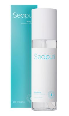 Seapuri Soothing Body Mist | KP Bump Eraser for Body | Exfoliating &amp; Hydrating Back Acne Treatment Spray Mist | Dead Skin Remover for Body | Icelandic Glacial Water | 6.76 Fl Oz | Korean Skincare