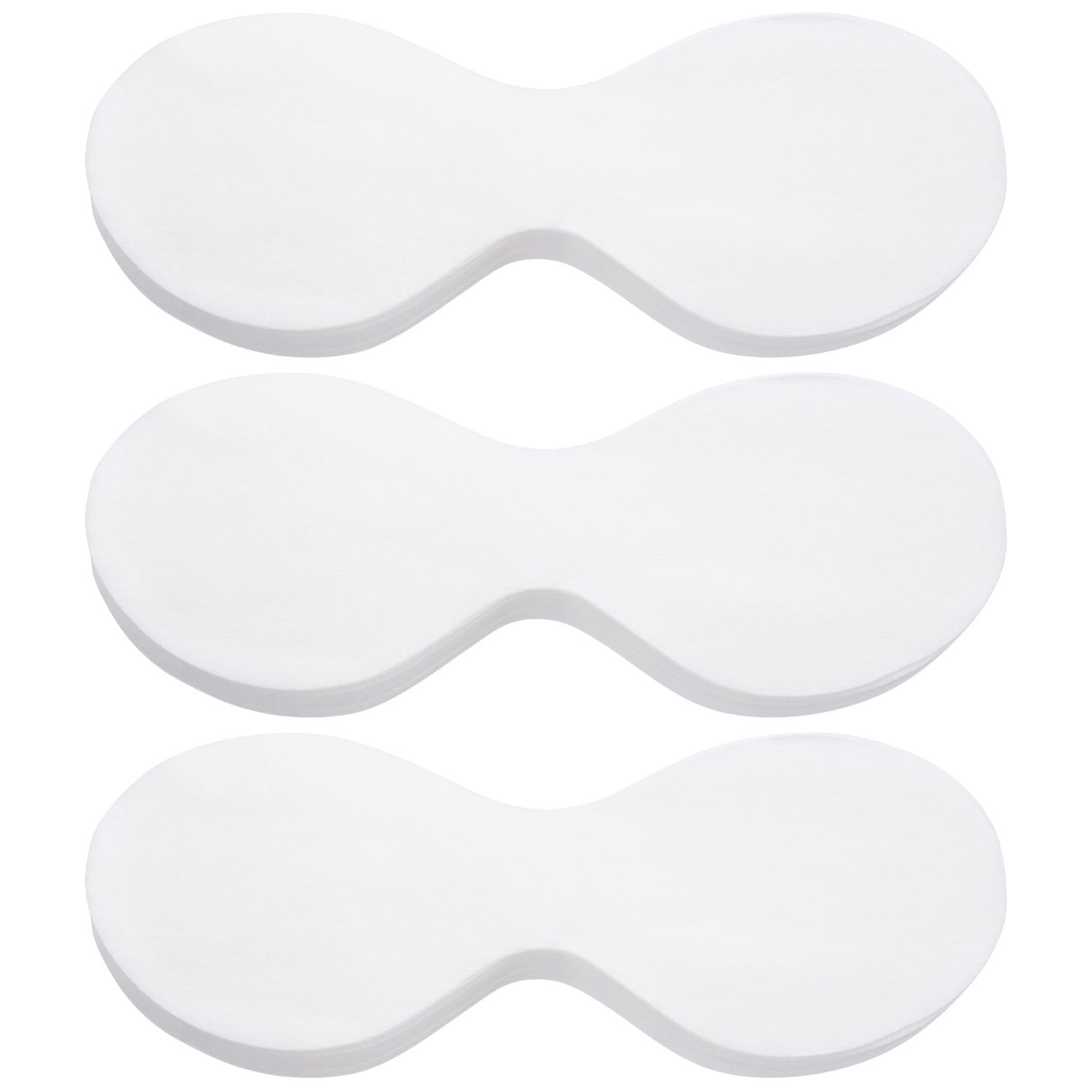 Joez Wonderful 300 Sheets Disposable Eye Mask Paper, Non Woven Eye Care Patches Paper Eye Covers, Cotton Spa Eye Pads for Facials, DIY Clear Eye Mask Paper Beauty Sheets for Makeup