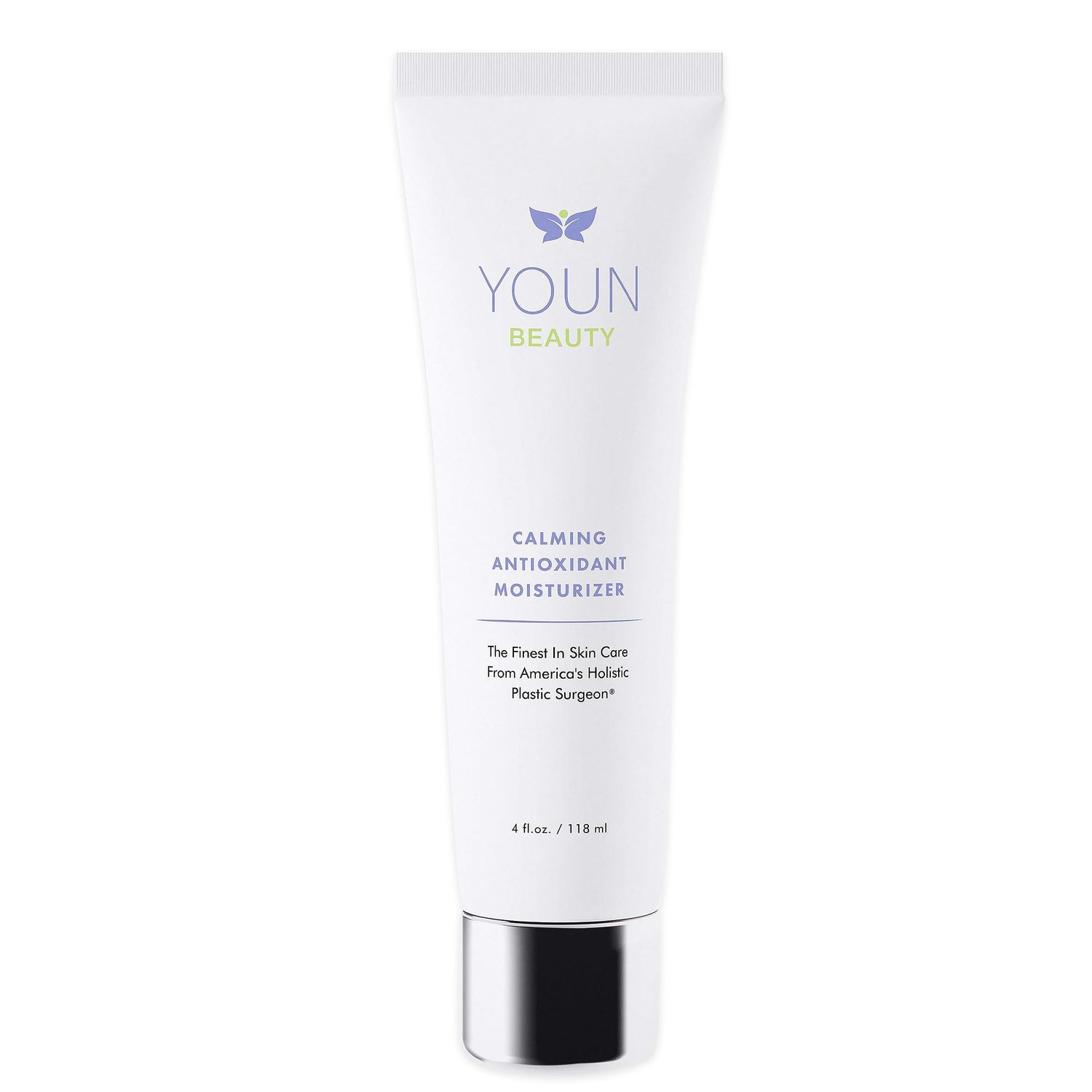 YOUN Beauty Calming Antioxidant Moisturizer for Face and Body by Holistic Plastic Surgeon Dr. Anthony Youn, Paraben &amp; Sulfate-Free - Contains Lactic Acid, Vitamins C &amp; E, Peptides, and Coenzyme Q10