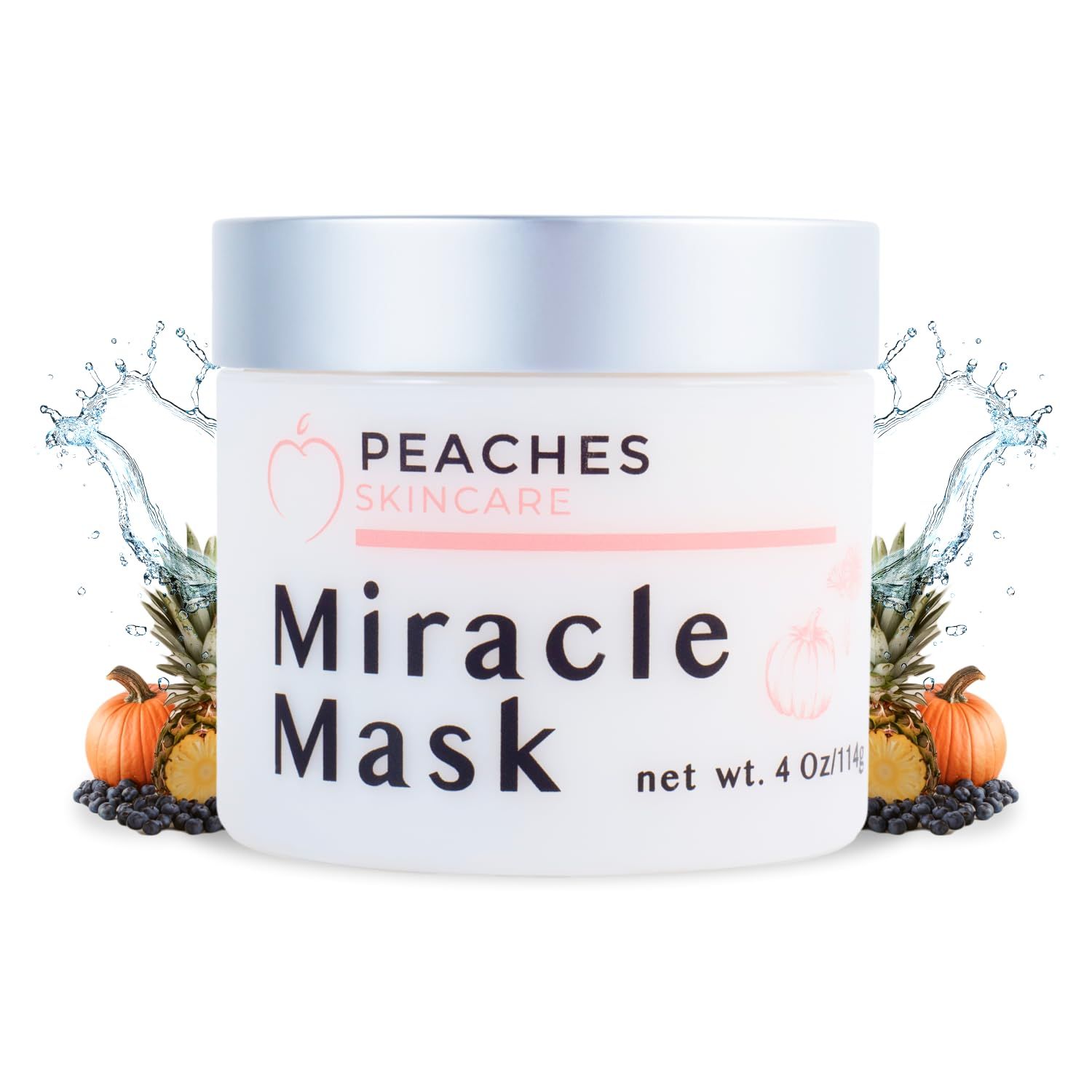 Miracle Skin Facial Mask (1.7 Oz) - Face Masks Skincare with Beeswax, Avocado Oil, Pumpkin and More - Hydrating Face Masks to Remove Dead Skin Cells - Miracle Masks